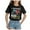 Black, variant on Godom Girls Toddlers Short-Sleeve T-Shirt Tops Casual Solid Plain Tees Summer Shirts