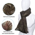 thumbnail image 2 of Uxcell 71"x35" Camouflage Netting Camo Scarf Camo Veil Desert Mesh Scarves for Outdoor Activities Green, 2 of 5