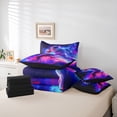 thumbnail image 6 of Homewish Rugby Sport 7 Pieces Bedding Comforter Set,Boys Ball Game Full Bedding Set,Deepblue Pink Fitted Sheet Flat Sheet For Teens,Super Cozy Room Decor Reversible, 6 of 8