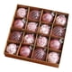 thumbnail image 5 of 16 adornos navideños de bolas con dijes colgantes de 6 cm para decoración navideña. Rosa, 5 of 9