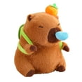thumbnail image 1 of Carpincho de Peluche de Juguete, Lindo Animal de Peluche de con Burbujas de Mocos Extraíbles, Decoración Del Hogar, Muñeco de de Fel Caparazón de tortuga C, 1 of 8