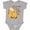 AC-Heather Grey, variant on My Grandma Loves Me Boys or Girls Baby Bodysuit