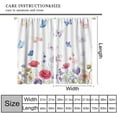 thumbnail image 3 of Butterfly Curtains Spring Flowers Pink Trees Butterfly Print Living Room Curtains for Boys Girls Teenagers Bedroom Blackout Curtains 52x84 Inches, 3 of 6
