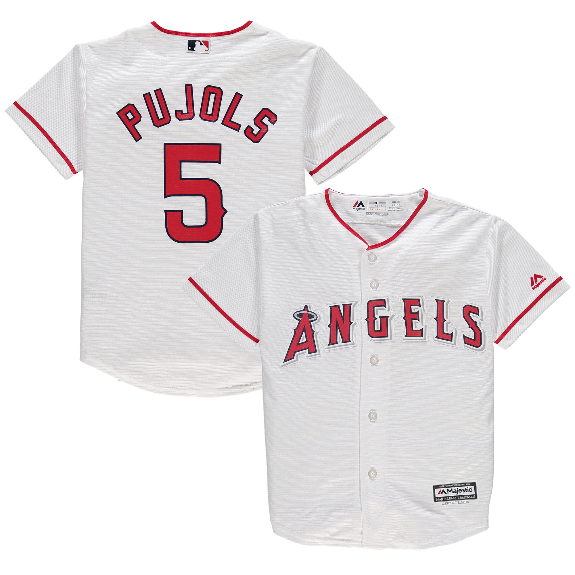 Albert Pujols Majestic Youth Official 