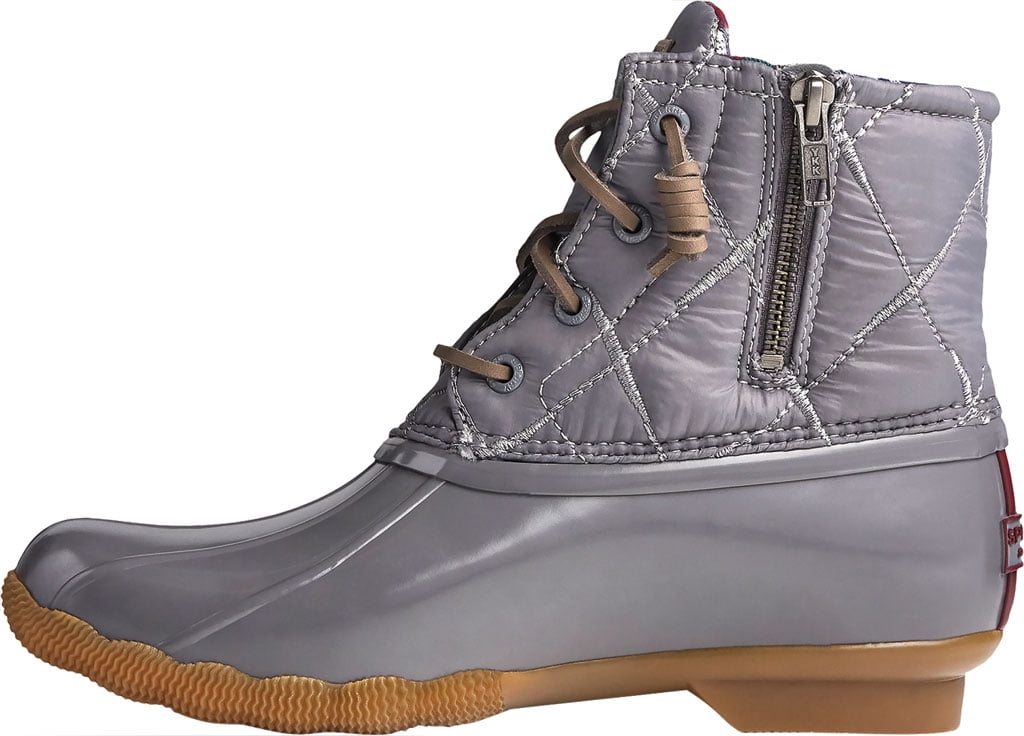 saltwater duck boots grey