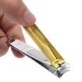thumbnail image 2 of Unique Bargains Durable Water Ripple Nail Clippers 1 Pc Gold Tone, 2 of 6