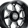 thumbnail image 2 of Cali Off-Road Sevenfold-9111 22X12 6X139.7 -51Et 106Cb Gloss Black/Milled Spokes, 2 of 3