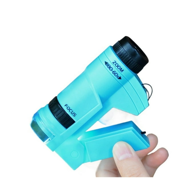 Kids' Portable Handheld Microscope - 180X Biological Specimen Magnifier, Primary School Science ,Widely Used
