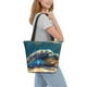 thumbnail image 2 of Easygdp Sunshine Underwater Sand Turtle Bolso de Hombro para Mujer, Bolso Bandolera y Cartera de Mano Elegante para Uso Diario, 2 of 6