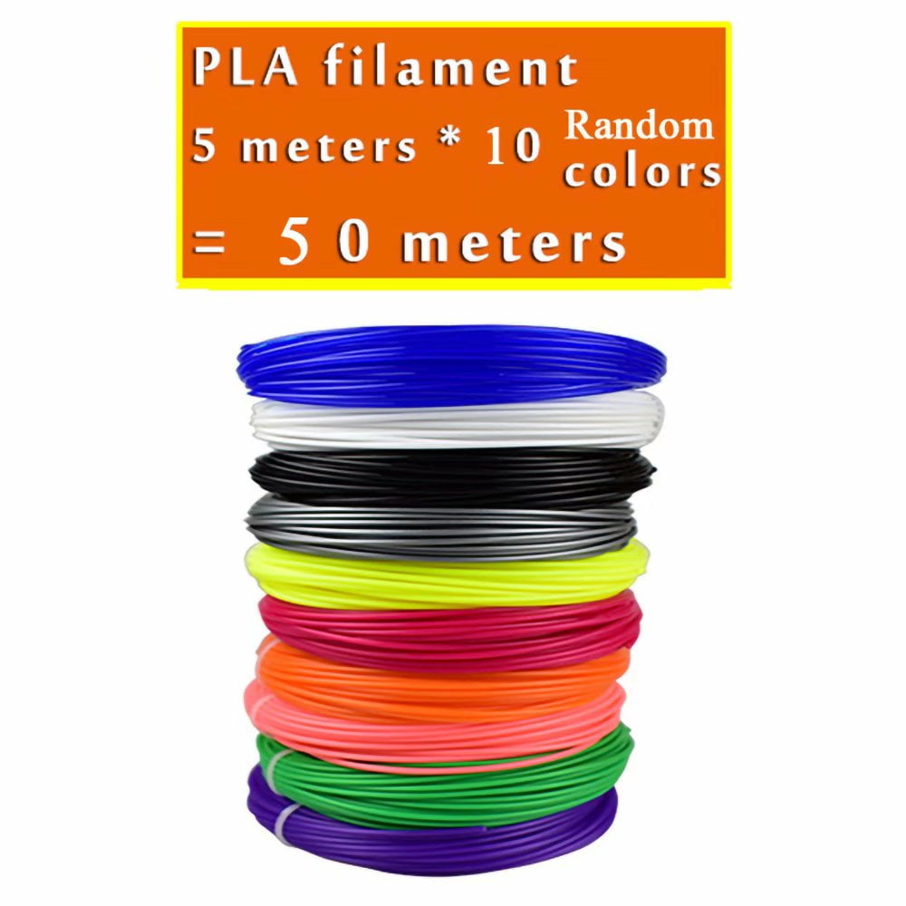 all colours PLA Filament silk stone metal wood standard 10 meters 