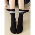 thumbnail image 5 of YooGuoGuo Women's 6 Pairs Stripes Ankle Socks Casual Sporty Calf Socks, 5 of 7