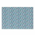 thumbnail image 1 of Shells Cutting Board, Crustaceans Concept of Sketched and Hatched Drawn Form on Aquatic Tone Wavy Pattern, Decorative Tempered Glass Cutting and Serving Board, Small Size, Multicolor, by Ambesonne, 1 of 1