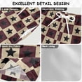 thumbnail image 2 of FORMRS Boys Swim Trunks Quick Dry Mesh Liner Boardshorts Sizes XS-XL, Checkered Stars Pattern, 2 of 7