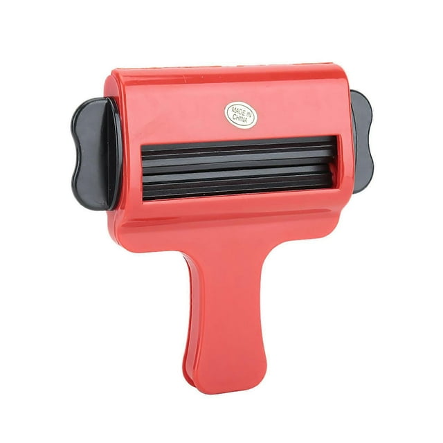 2pcs Plastic Salon Hair Dye Tube Squeezer Hair Color Cream Squeezer Household Toothpaste Squeezer ToolRed