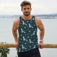 thumbnail image 5 of Rocae Cute Turtle for Men's Workout Tank Top Men's Running Tank Top Dry Fit Athletic Workout Tank TopsX-Large, 5 of 9