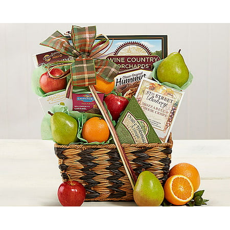 Wine Country Fruit and Favorites Basket