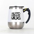 thumbnail image 1 of Taza con agitador automático (negra), taza de café de acero inoxidable con agitador automático, 1 of 4