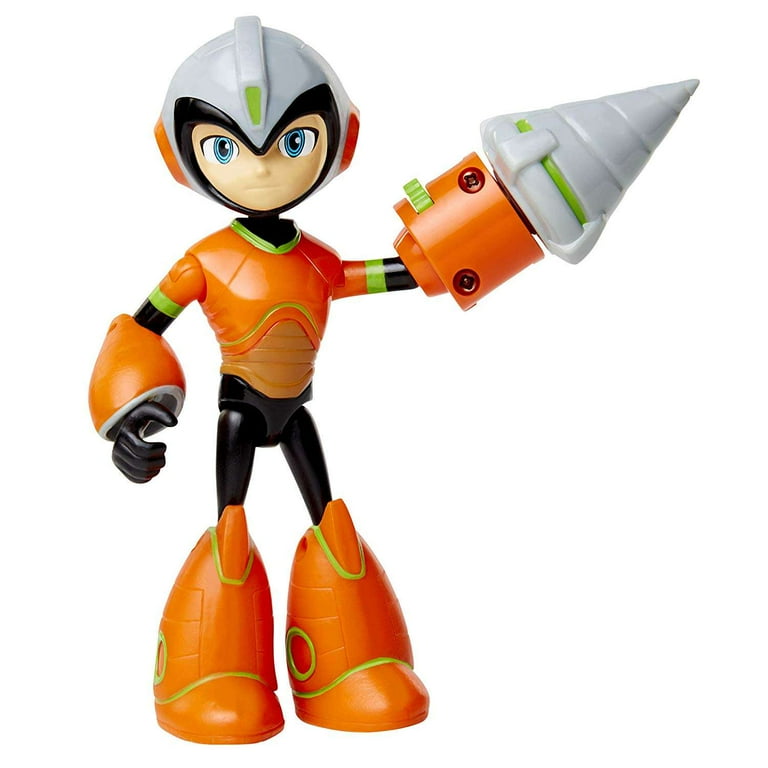 Fully Charged Mega Man Deluxe Action Figure (Drill Man Power