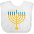 thumbnail image 3 of Inktastic Hanukkah Chanukah Menorah Boys or Girls Baby Bib, 3 of 4