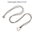 thumbnail image 3 of Unique Bargains 1 Pc Festival Wrap Belt Elegant Stone Pattern Buckle Knotted Adjustable Waist Cord for Women Brown, 3 of 5