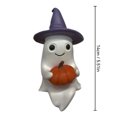 thumbnail image 2 of PoyoKee Ghost Reading Book Halloween Decorations, Light Cute Ghost Reading Book Figurine Desk Decor, Halloween Decor for Entryway Shelf Table Bedroom, 2 of 5