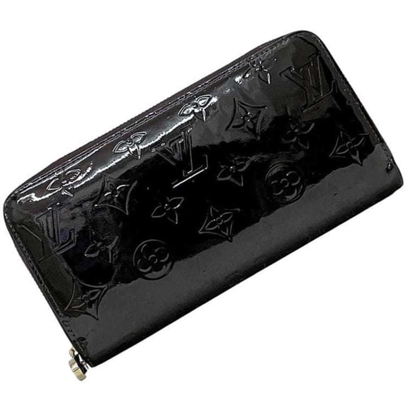 Pre-Owned Louis Vuitton Round Zippy Wallet ec-24428 Wine Red Amaranth Monogram Vernis... (Good)