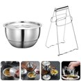 thumbnail image 3 of Cuenco de acero inoxidable en forma de H, recipiente para comida y sopa, cuenco para estofado con tapa, Clip para cuenco HOMEMAXS 10864523-MX, 3 of 6