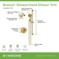 thumbnail image 5 of Symmons S589815trm Braston Shower Only Trim Package - Chrome, 5 of 7