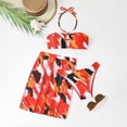 thumbnail image 4 of Warop Women's Solid Color Backless 2-Piece Bikini with Wave for Beach and Pool, 4 of 9