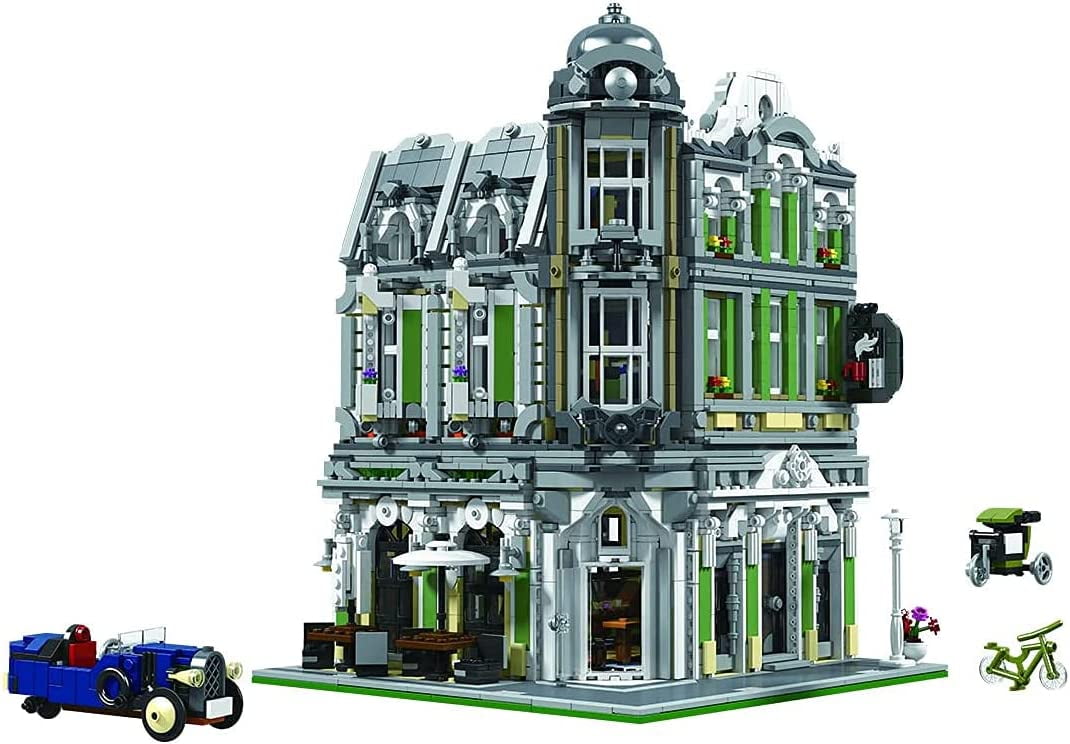 Jazz Cafe World Style Architecture Layered Structure Design Gothic Modular Building Compatible with Lego House(3369Pcs) - Walmart.com