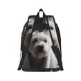 thumbnail image 2 of Yiaed Dog Wrapped in Towel 1 Print Backpack, Premium Laptop Backpack, Travel Backpack for Women, Lightweight Backpacks, Comfortable Back Pack-Small, 2 of 7