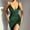 A0878-Green, variant on TIANEK Night Dresses for Women Sleeveless V-neck Solid Color Mini Bodycon Dress Hip Wrap Sequin Tank Dress Short Dresses for Women 2024