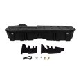 thumbnail image 1 of Du-Ha Under Seat Storage Unit 10410 Under Rear Seat; 1 Compartment; With Two Removable Gun Rack Inserts; Black; Heavy Duty Polyethylene; With Lockable Lid, 1 of 6