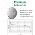 thumbnail image 3 of 2025 Latest Model CR2025 3V Lithium Battery(10-Pack), 3 of 5