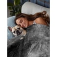 thumbnail image 3 of Gray Flat Sheets Only Queen Size, Soft Breathable Bed Top Sheets for Mattress, Retro Oil Painting Modern Abstract Art Aesthetics Luxury Bedding Flat Sheets for Home Hotel Bedroom Bed Protection, 3 of 9