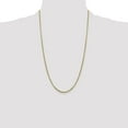 thumbnail image 2 of Auriga 14K Yellow Gold 1.75 mm Semi-Solid Round Box Chain Necklace for Women 26", 2 of 7