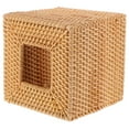 thumbnail image 6 of WHAMVOX Rattan Tissue Box Cover Square Rattan Woven Tissue Holder Tissue Holder, 6 of 8