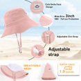 thumbnail image 4 of Sombrero de pescador Sonmony Smile Face UPF 50+ para niños, 4 of 6