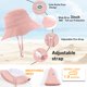 thumbnail image 4 of Sombrero de pescador Sonmony Smile Face UPF 50+ para niños, 4 of 6