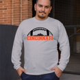 thumbnail image 4 of Cincinnati Skyline Football Long Sleeve T-shirt Bleed Orange and Black Game Day Fantasy League Champions Tailgating, 4 of 7