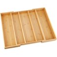 thumbnail image 5 of Organizador Expandible de Bambú para Cajones con 5 Compartimentos Ajustables para Cubiertos Cuchillos y Utensilios de Cocina o Dormitorio, 5 of 5