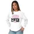 thumbnail image 4 of Pink Power Breast Cancer Awareness Women's Long Sleeve T Shirt Brisco Brands S, 4 of 6