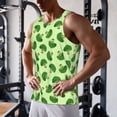 thumbnail image 5 of Gukieu Broccoli Vegetables Print Men's Quick Dry Fitness Vest, Round Neck Sleeveless Fitness Bodybuilding Top-Medium, 5 of 7