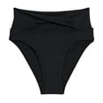 thumbnail image 1 of Parte Inferior de Bikini KNIX Kt Teen para Periodo, Cintura Alta Negra XX-Small, 1 of 6