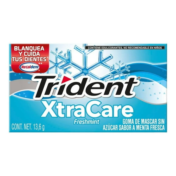 Goma de mascar Trident XtraCare freshmint 13.6 g