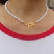 thumbnail image 3 of Gargantilla de perlas inspirada en TS, Collar Fearless Speak Now, traje SWIFTIE, joyería de fama, cantante Taylor Fan, regalo de amante de la música, 3 of 4