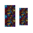 thumbnail image 1 of 2 Piezas 3D Etiqueta Engomada de Privacidad Cristal Ventana Película Electrostática Impermeable, 1 of 8