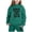 Green, variant on Girls Sweatsuit Girls 2 Piece Outfits Children's Long Sleeved Hooded Hoodie Set