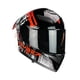 thumbnail image 2 of Casco Abatible Moto Kov Stark Cyber Punk Negro Naranja Dot, 2 of 5
