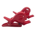 thumbnail image 1 of QualitChoice Lot de 2/lot Profitez de l'Emballage avec Papiers d'Emballage Coupeur Coulissant et Distributeur de Ruban Distributeur de Ruban Support de Rouleau Pince Rouge 2 Pcs, 1 of 5